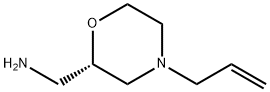 2-Morpholinemethanamine,4-(2-propen-1-yl)-,(2S)- Struktur