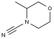 4-Morpholinecarbonitrile, 3-methyl- Struktur