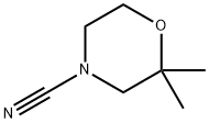 4-Morpholinecarbonitrile, 2,2-dimethyl- Structure