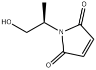 1H-Pyrrole-2,5-dione, 1-[(1R)-2-hydroxy-1-methylethyl]- Struktur