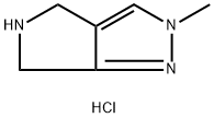 2-Methyl-2,4,5,6-tetrahydropyrrolo[3,4-c]pyrazole dihydrochloride Struktur