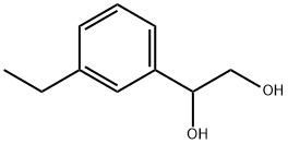 1,2-Ethanediol, 1-(3-ethylphenyl)- Struktur