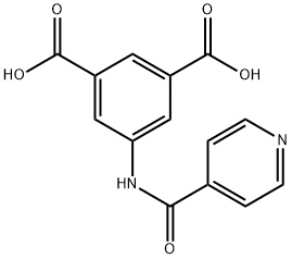 5-(isonicotinamido)isophthalic acid Struktur