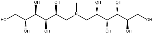 D-Glucitol, 1,1'-(methylimino)bis[1-deoxy- Struktur