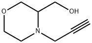 3-Morpholinemethanol, 4-(2-propyn-1-yl)- Struktur