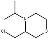 Morpholine, 3-(chloromethyl)-4-(1-methylethyl)- Struktur