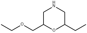 Morpholine,2-(ethoxymethyl)-6-ethyl- Struktur