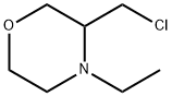 Morpholine, 3-(chloromethyl)-4-ethyl- Struktur