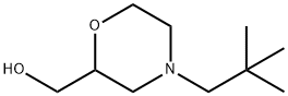 2-Morpholinemethanol, 4-(2,2-dimethylpropyl)- Struktur