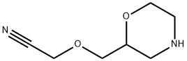 Acetonitrile,2-(2-morpholinylmethoxy)- Struktur