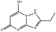 [1,2,4]Triazolo[1,5-a]pyrimidin-5(1H)-one, 2-ethyl-7-hydroxy- Struktur