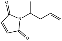 1H-Pyrrole-2,5-dione, 1-(1-methyl-3-buten-1-yl)- Struktur