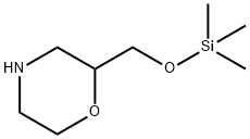 Morpholine, 2-[[(trimethylsilyl)oxy]methyl]- Struktur