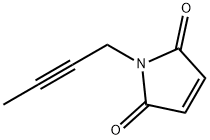 1H-Pyrrole-2,5-dione, 1-(2-butyn-1-yl)- Struktur