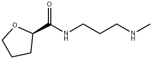 2-Furancarboxamide, tetrahydro-N-[3-(methylamino)propyl]-, (2R)- Struktur