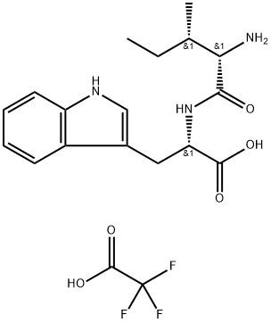 H-L-Ile-L-Trp-OH TFA salt 結(jié)構(gòu)式