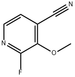 2-Fluoro-3-methoxy-isonicotinonitrile Struktur