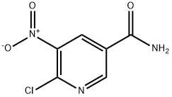 6-Chloro-5-nitronicotinamide Struktur