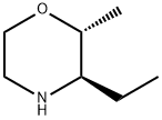 Morpholine, 3-ethyl-2-methyl-, (2R,3R)- Struktur