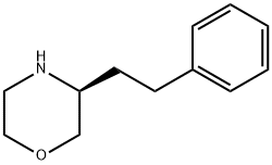 Morpholine, 3-(2-phenylethyl)-, (3S)- Struktur