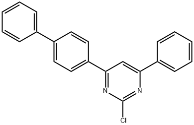 [1,1'-biphenyl]-4-yl-2-chloro-6-phenyl-Pyrimidine Struktur