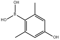 Boronic acid, B-(4-hydroxy-2,6-dimethylphenyl)- Struktur