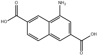 4-aminonaphthalene-2,6-dicarboxylic acid Struktur