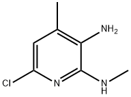 2,3-Pyridinediamine, 6-chloro-N2,4-dimethyl- Struktur