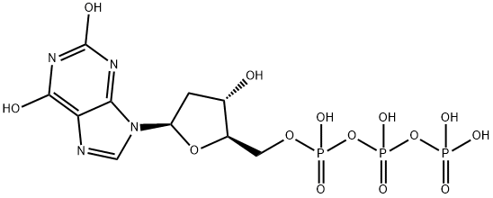 Xanthosine 5'-(tetrahydrogen triphosphate), 2'-deoxy- Struktur