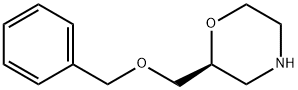 Morpholine, 2-[(phenylmethoxy)methyl]-, (2S)- Struktur