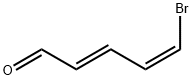 2,4-Pentadienal, 5-bromo-, (2E,4Z)- Struktur