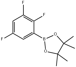 4,4,5,5-Tetramethyl-2-(2,3,5-trifluorophenyl)-1,3,2-dioxaborolane Struktur