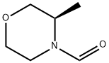 4-Morpholinecarboxaldehyde, 3-methyl-, (3R)- Struktur