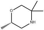 Morpholine, 2,5,5-trimethyl-, (2S)- Struktur