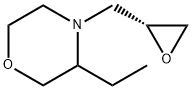 Morpholine, 3-ethyl-4-[(2R)-2-oxiranylmethyl]- Struktur