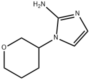 1H-Imidazol-2-amine, 1-(tetrahydro-2H-pyran-3-yl)- Struktur