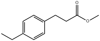 methyl 3-(4-ethylphenyl)propanoate Struktur