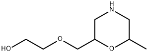 Ethanol, 2-[(6-methyl-2-morpholinyl)methoxy]- Struktur