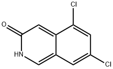 5,7-dichloroisoquinolin-3-o Struktur