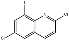 Quinoline, 2,6-dichloro-8-iodo- Struktur