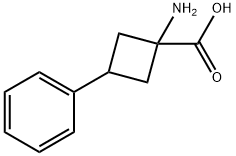 1-amino-3-phenylcyclobutane-1-carboxylic Acid Struktur