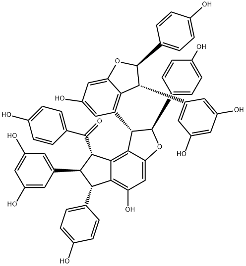 Caraganaphenol A Struktur