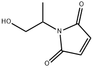 1H-Pyrrole-2,5-dione, 1-(2-hydroxy-1-methylethyl)- Struktur