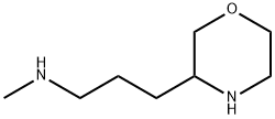 3-Morpholinepropanamine, N-methyl- Struktur