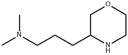 3-Morpholinepropanamine, N,N-dimethyl- Struktur