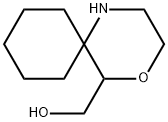 4-Oxa-1-azaspiro[5.5]undecane-5-methanol Struktur