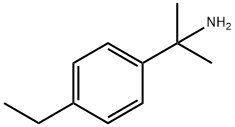 Benzenemethanamine, 4-ethyl-α,α-dimethyl- Struktur