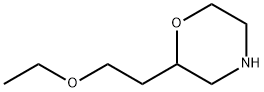 Morpholine, 2-(2-ethoxyethyl)- Struktur