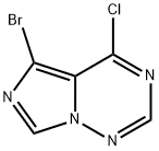 5-bromo-4-chloroimidazo[4,3-f][1,2,4]triazine Struktur