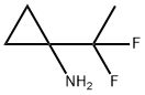 Cyclopropanamine, 1-(1,1-difluoroethyl)- Struktur